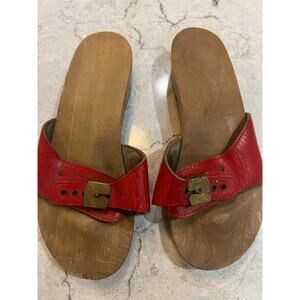 Vintage Red Dr Scholls